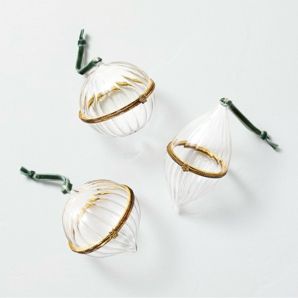 3pc Hinge Ornament Set - Hearth & Hand™ with Magnolia